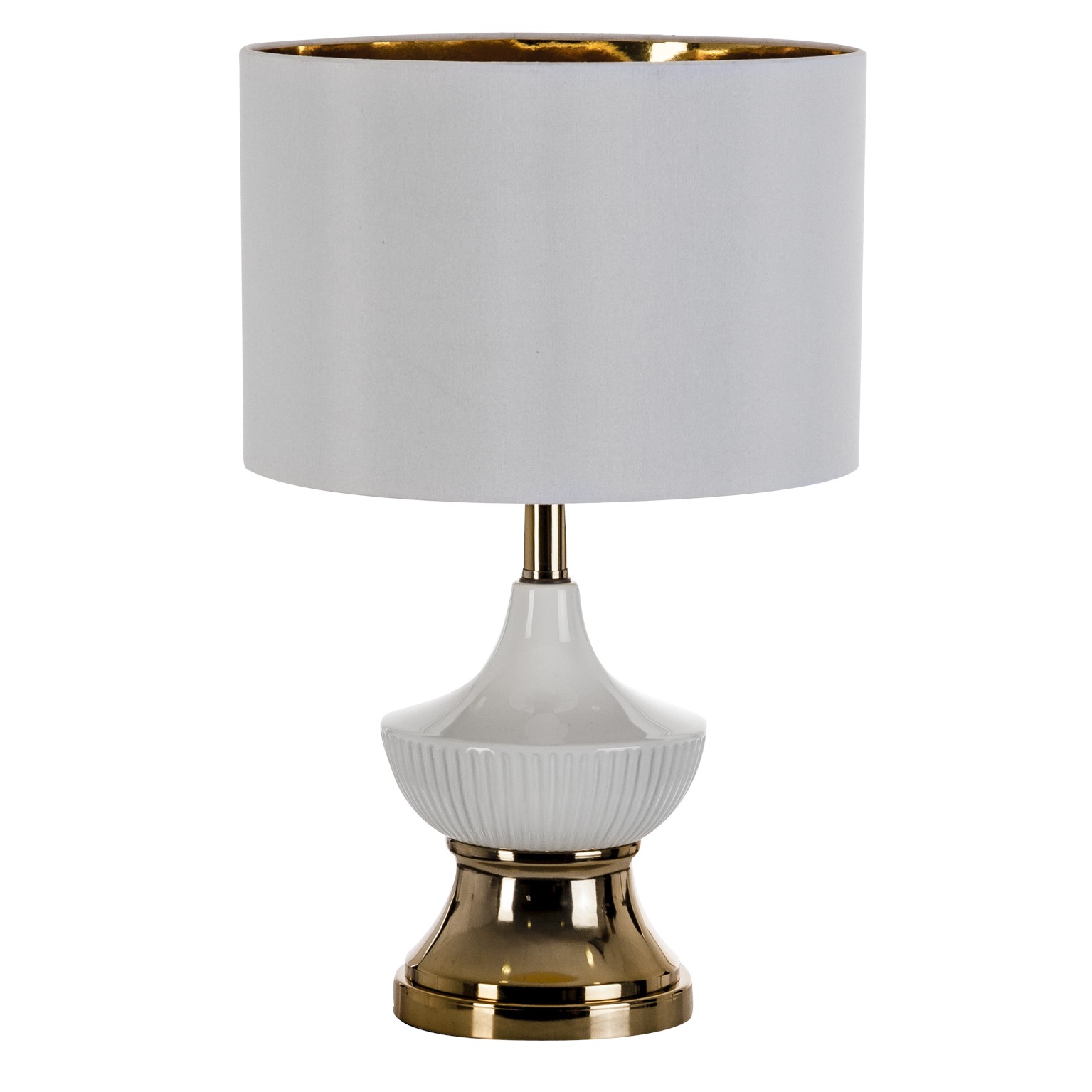 Estila Luxusní keramická stolní lampa 48cm