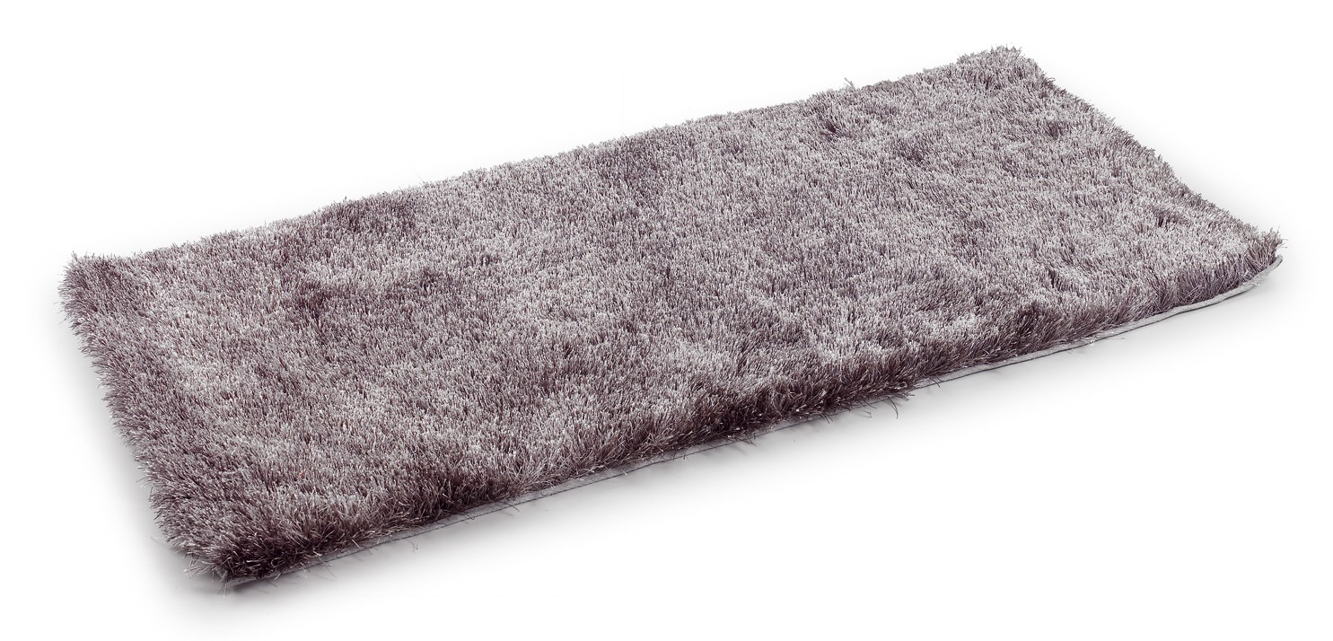 Levně Estila Exkluzivní šedý koberec Shaggy 120x60