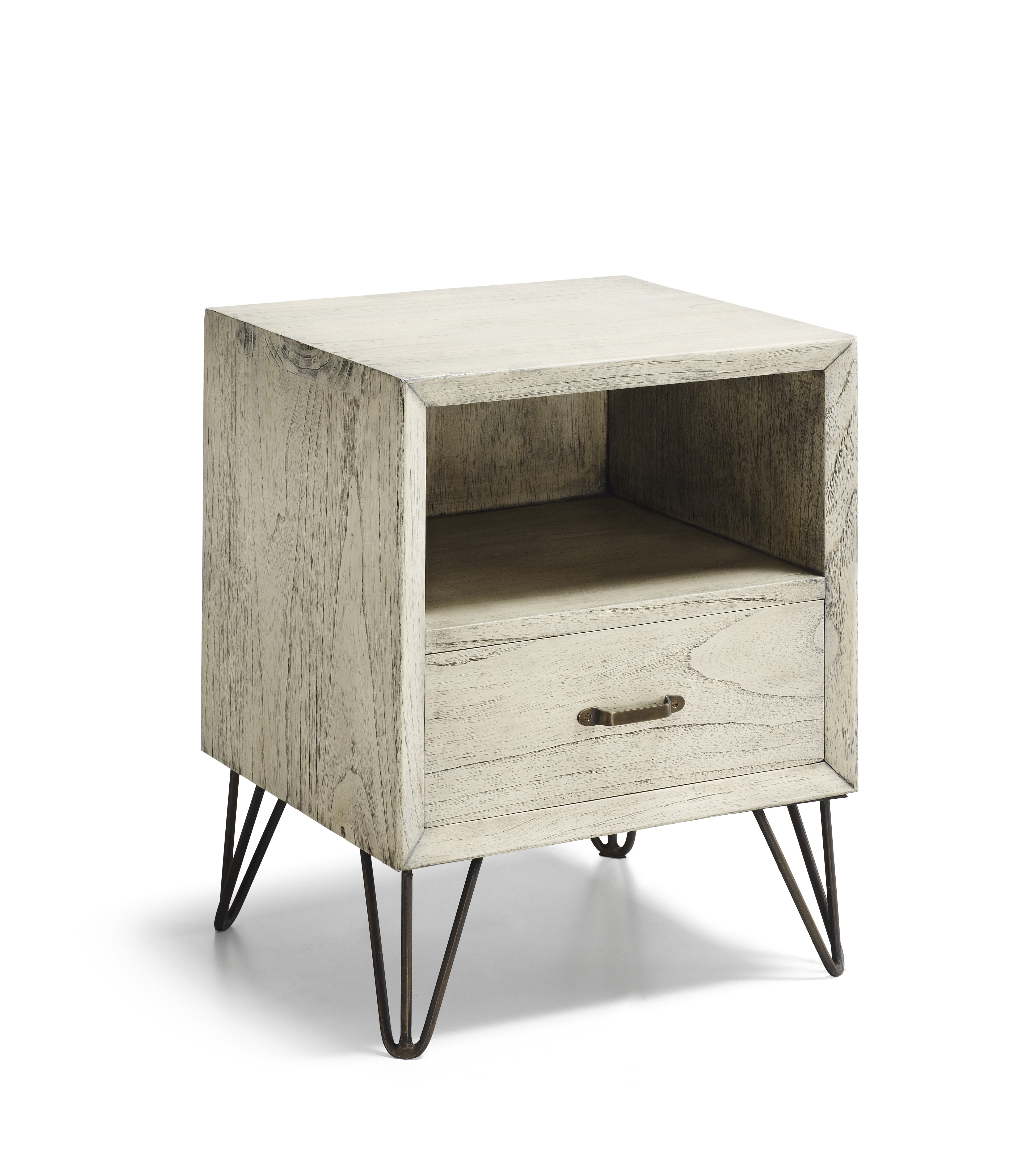 Estila Stylový retro noční stolek Muri