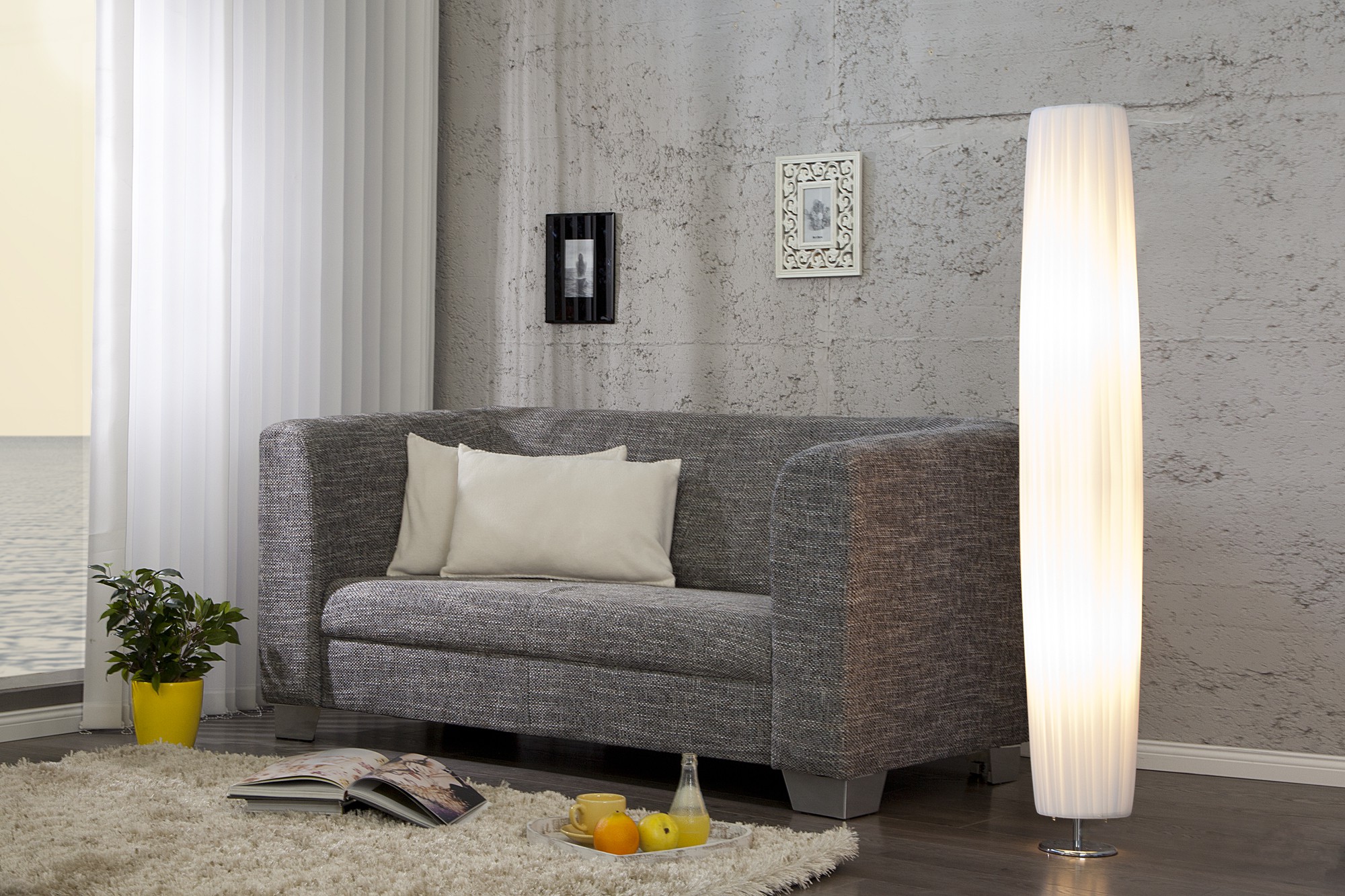 Estila Designová elegantní stojací lampa Paris 120cm