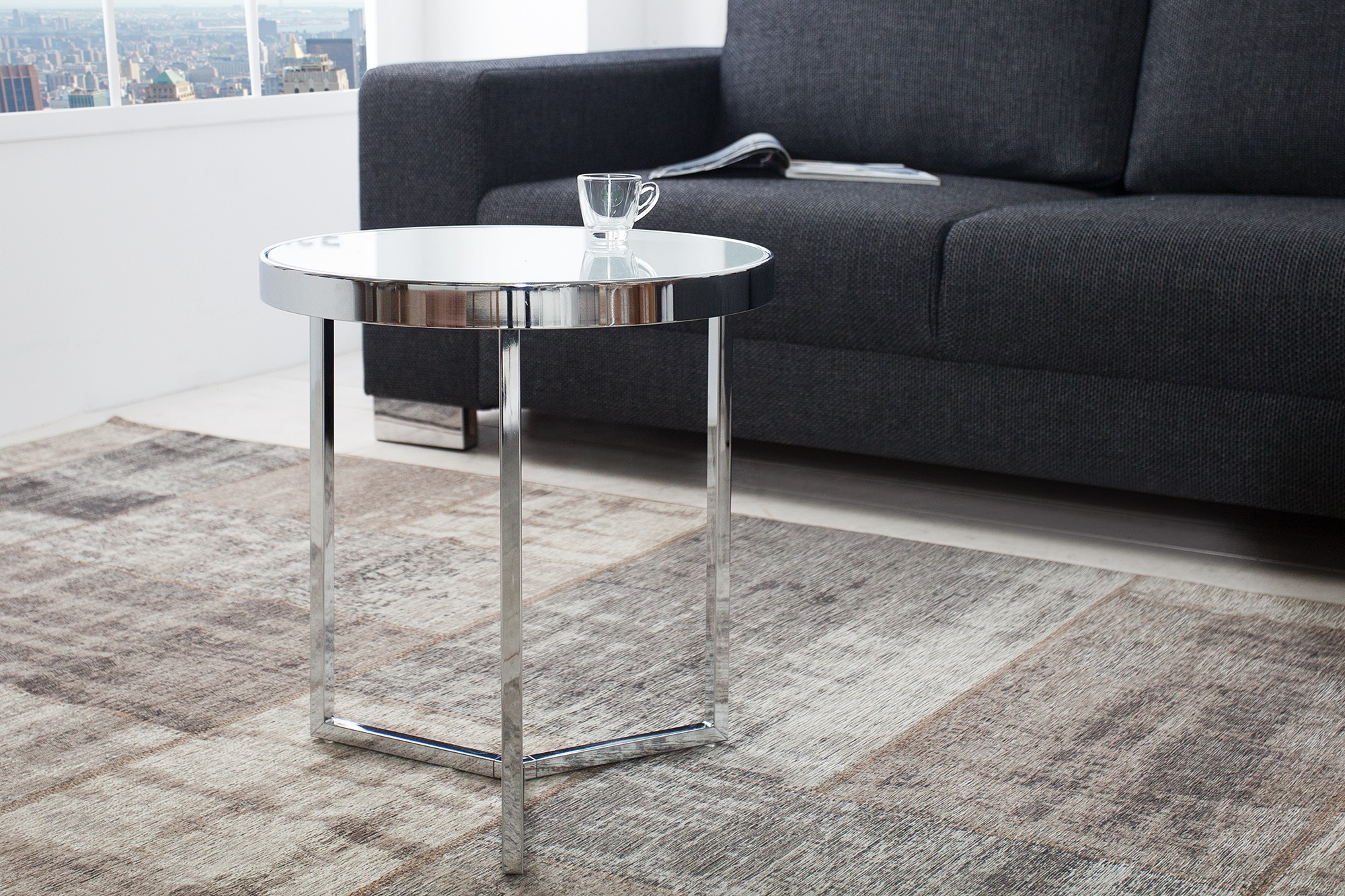 Estila Luxusní elegantní příruční stolek Astro 45cm