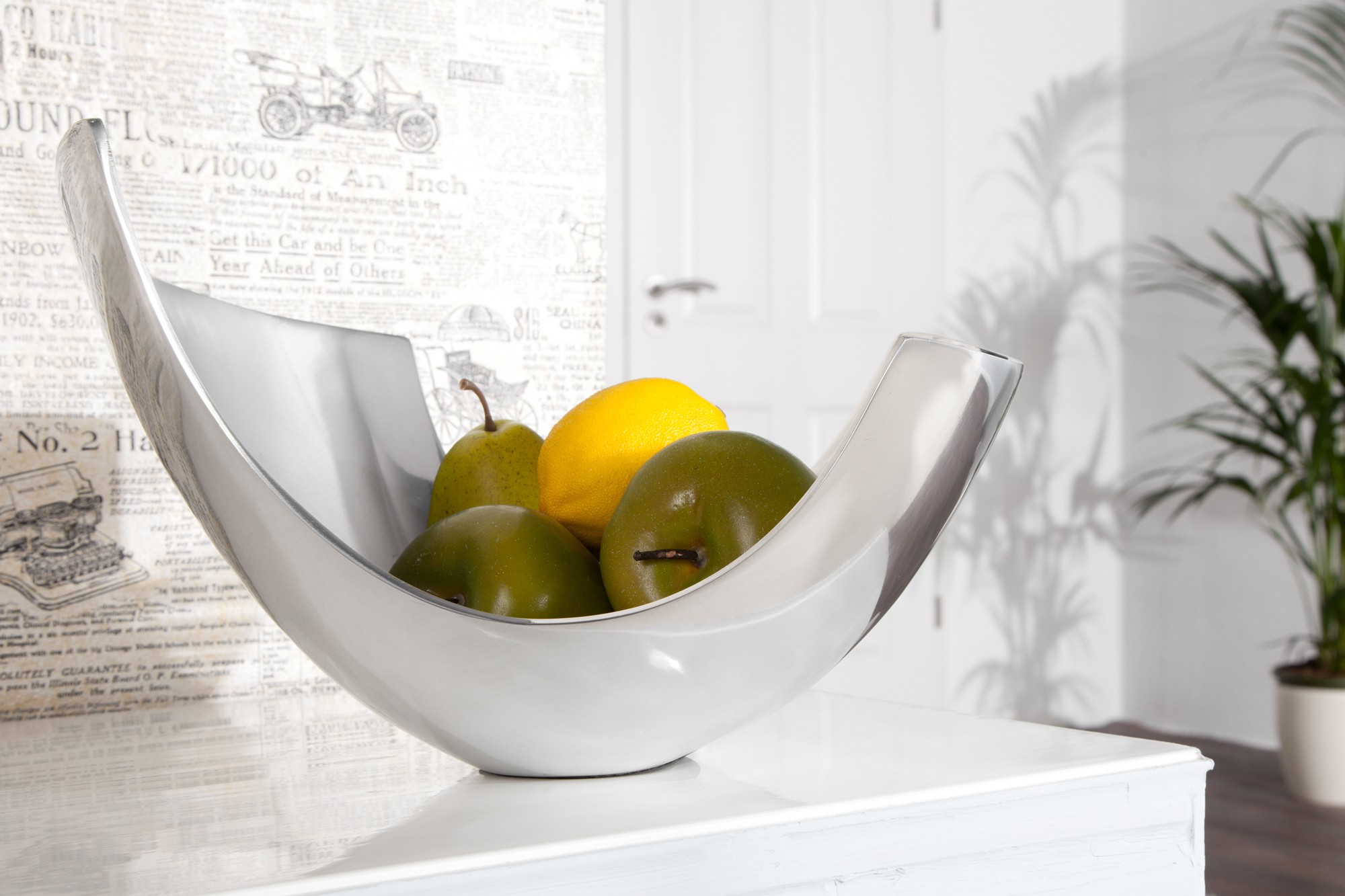 Estila Moderní dekorační hliníková mísa Abstract 30cm