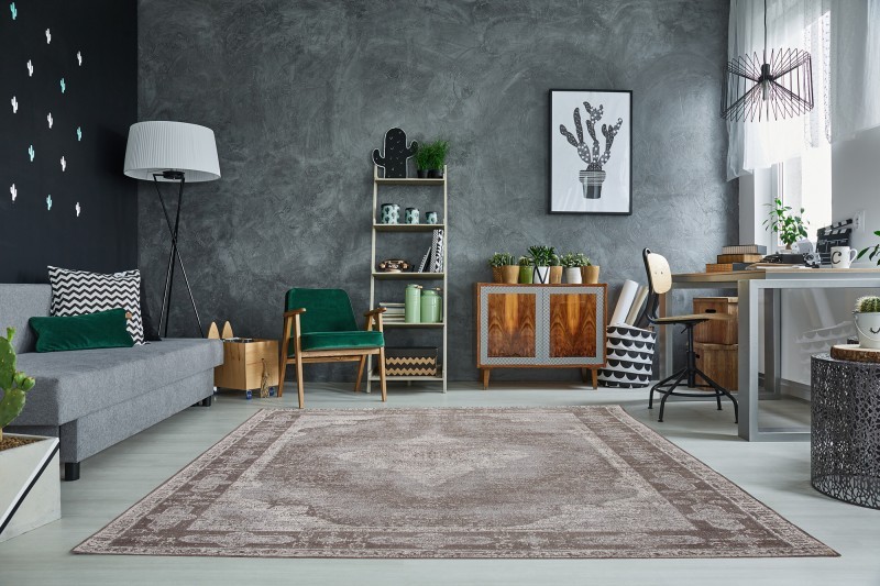 Levně Estila Luxusní vintage koberec Levante 240x160cm světle šedý