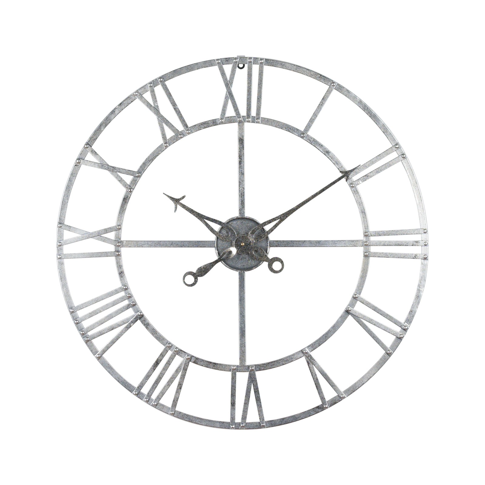 Levně Estila Designové pevné hodiny Skeleton 82cm