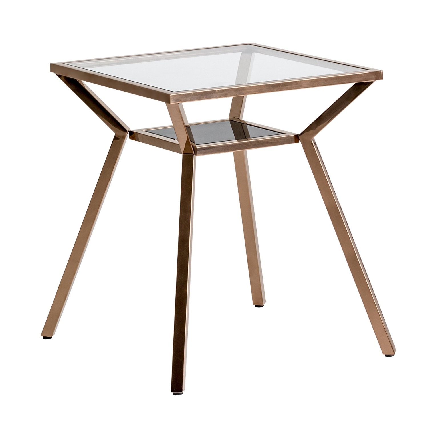 Levně Estila Designový konferenční stolek Calw v Art Deco stylu