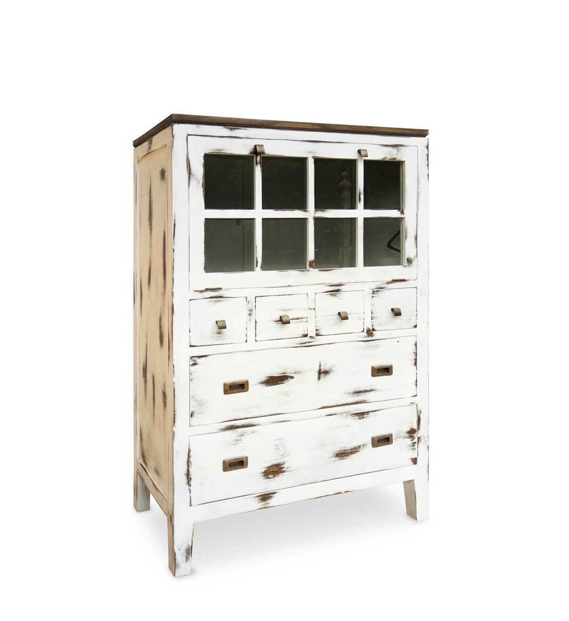 Estila Jedinečná komoda z masivu BLANC