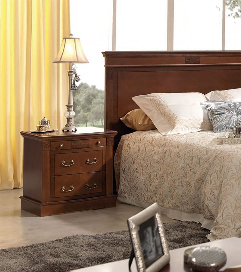 Estila Luxusní rustikální noční stolek CASTILLA 62cm