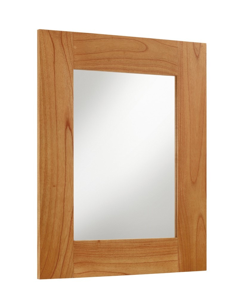 Levně Estila Masivní nástěnné hranaté zrcadlo Madhu s rámem ze dřeva Mindi 100cm