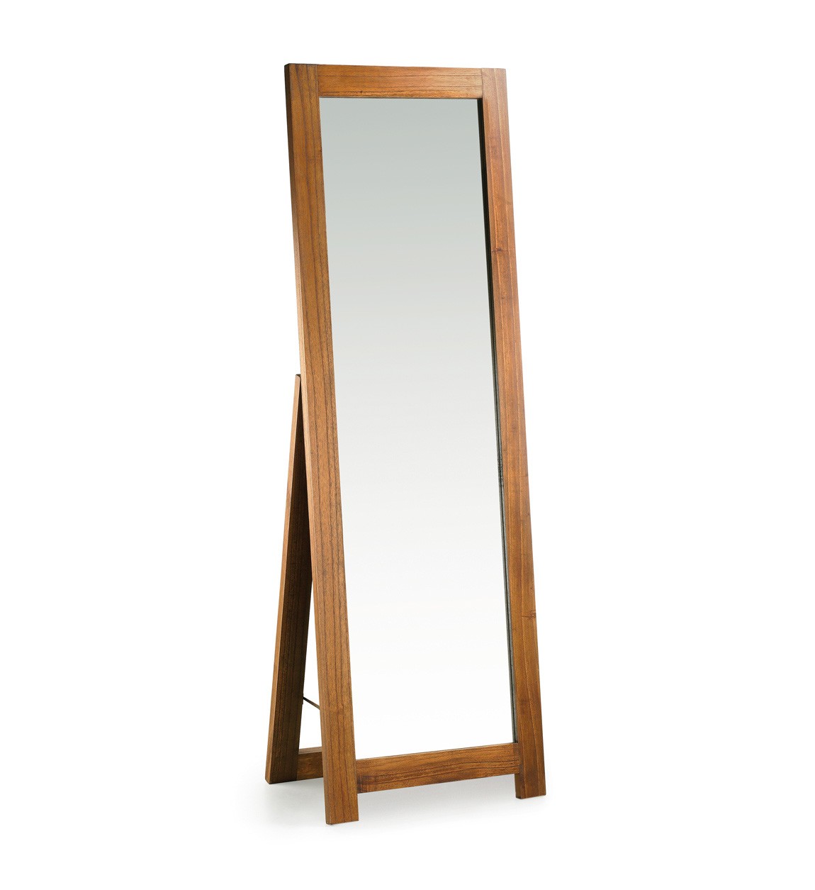 Estila Koloniální luxusní stojící zrcadlo Star z masivního dřeva Mindi 160cm