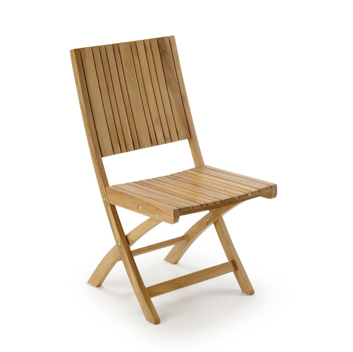 Levně Estila Designová židle z teakového dřeva Jardin s opěradly