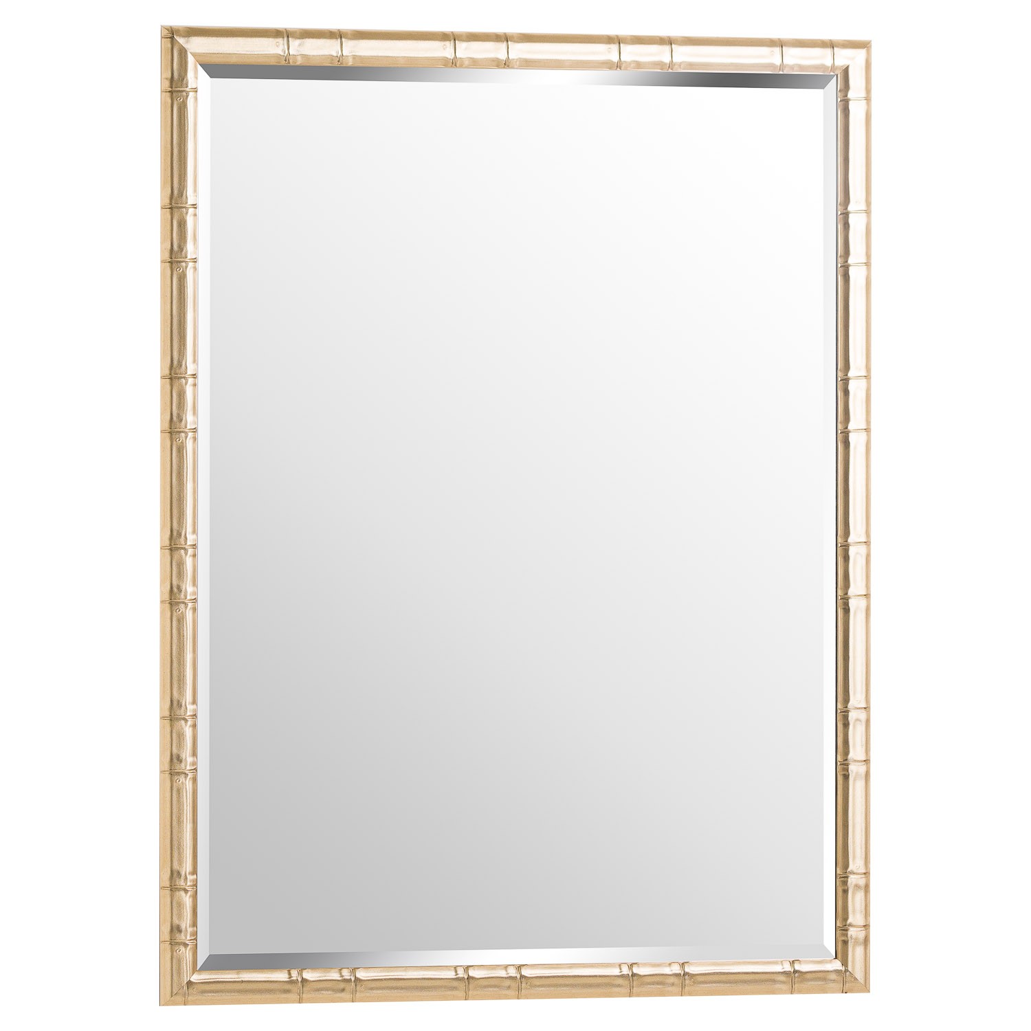 Levně Estila Art-deco designové nástěnné zrcadlo Trasulfa se zlatým rámem 120cm