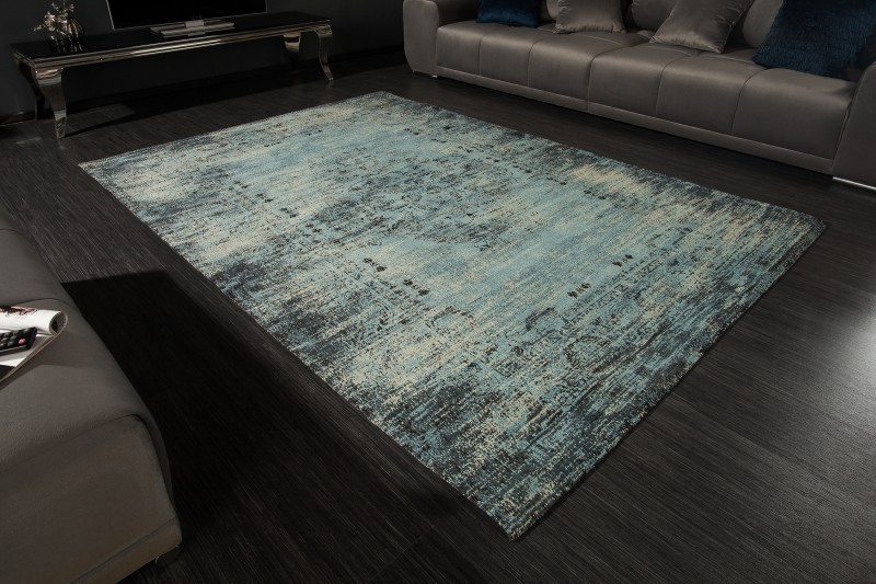 Levně Estila Orientální obdélníkový koberec Adassil s modrým vzorem 240cm