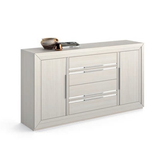 Estila Luxusní moderní komoda Veneto se zásuvkami a dvířky z masivního dřeva 175cm