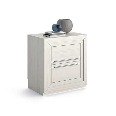 Estila Luxusní masivní noční stolek Veneto se dvěma zásuvkami 58cm