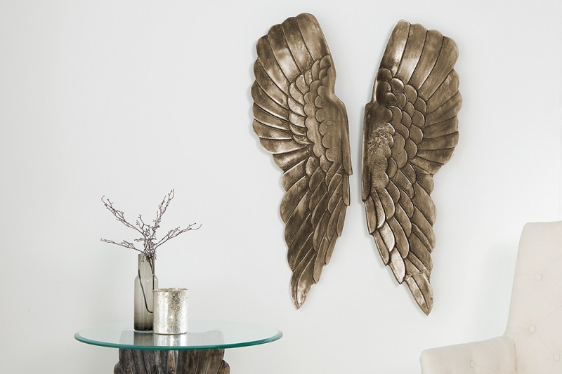 Levně Estila Luxusní dekorace Andělská křídla 65cm