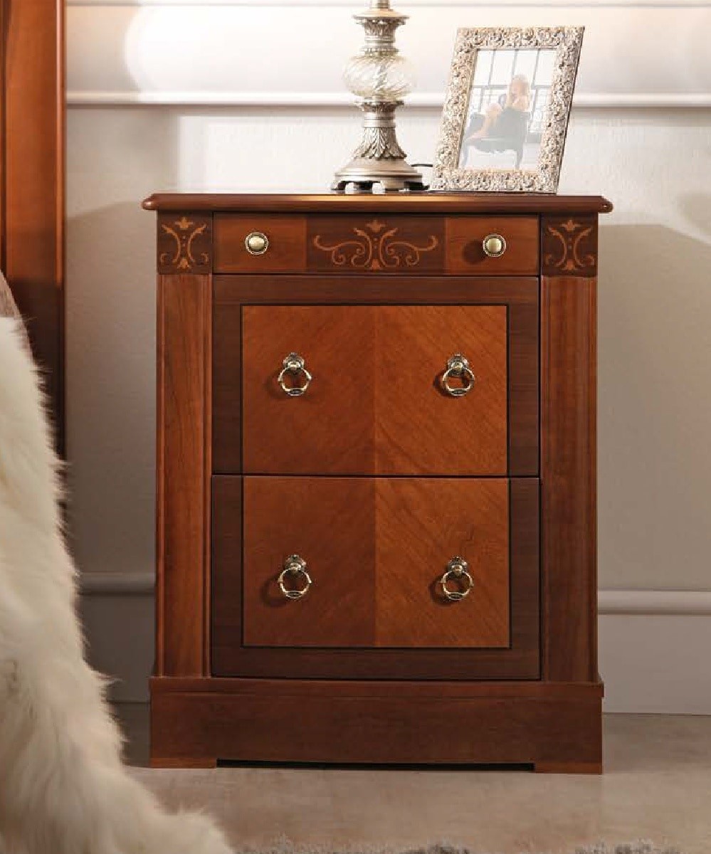 Estila Luxusní rustikální noční stolek CASTILLA 51cm