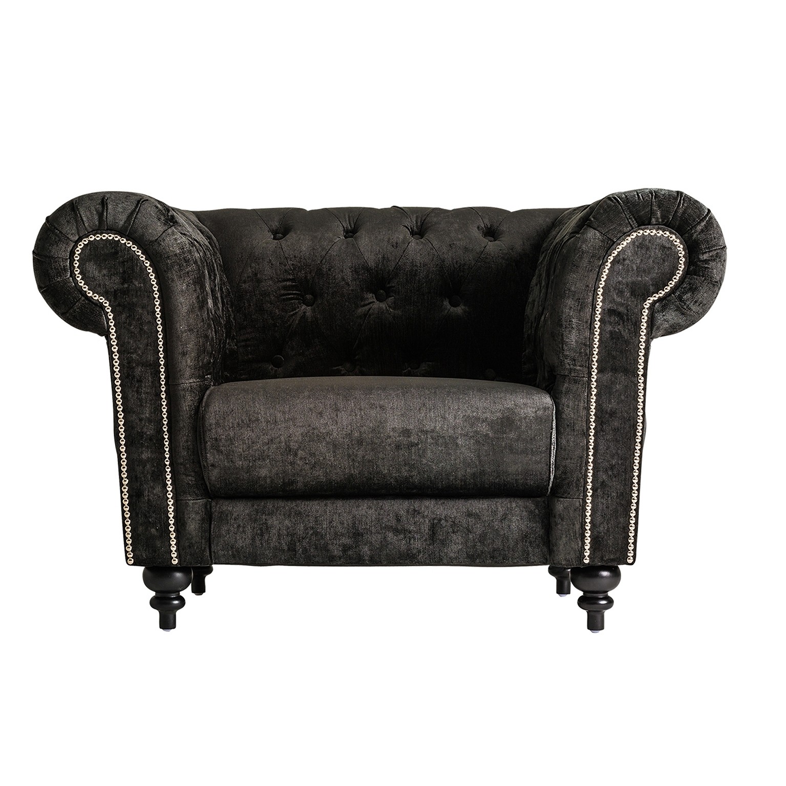 Estila Stylové chesterfield křeslo Kiro