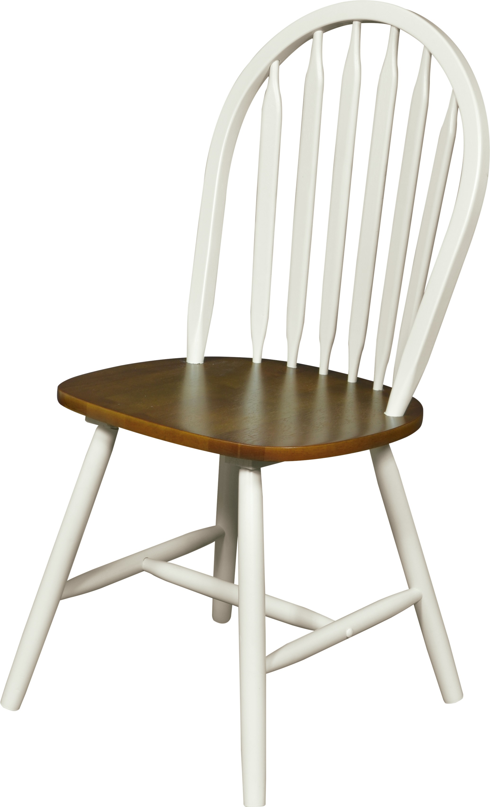 Levně Estila Provence jídelní židle Felicita do jídelny z masivního dřeva hnědo-bílé barvy 92cm