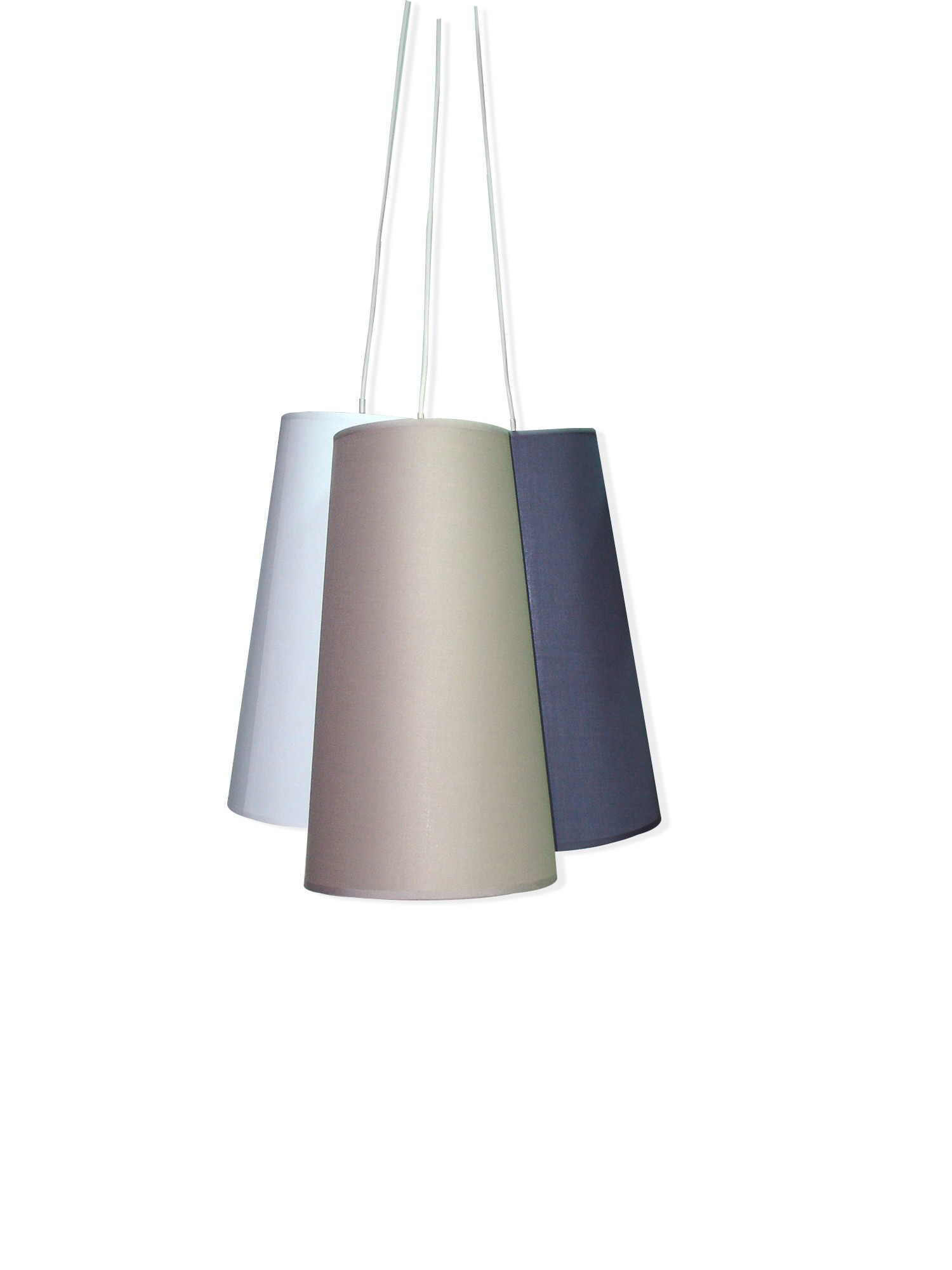 Levně Estila Designová závěsná lampa Tricolor