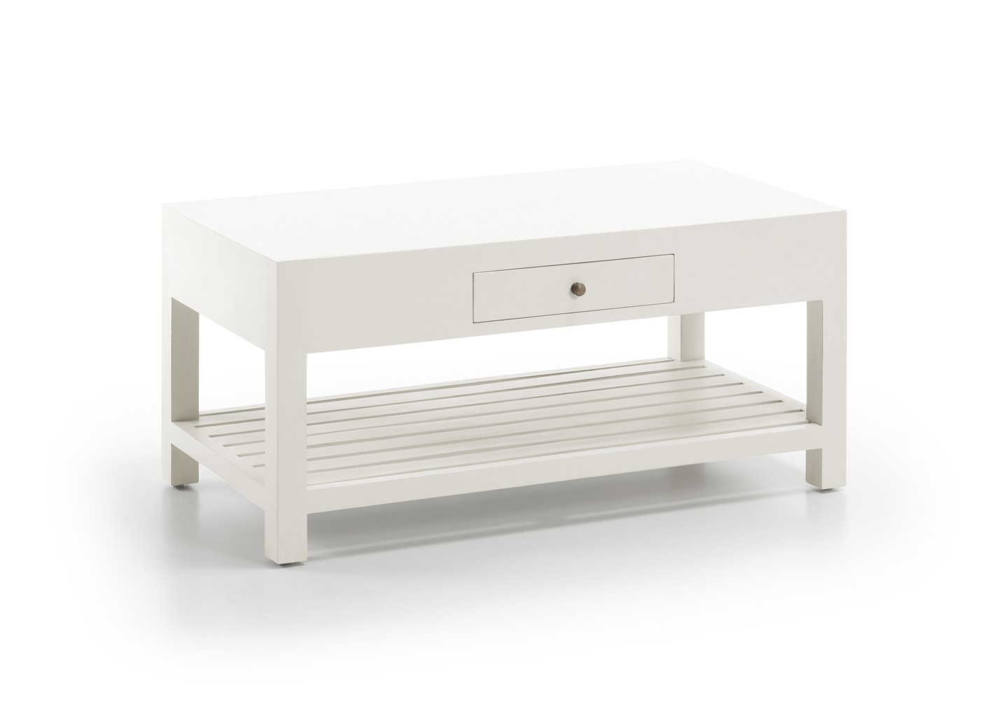 Estila Konferenční stolek NEW WHITE obdélníkový