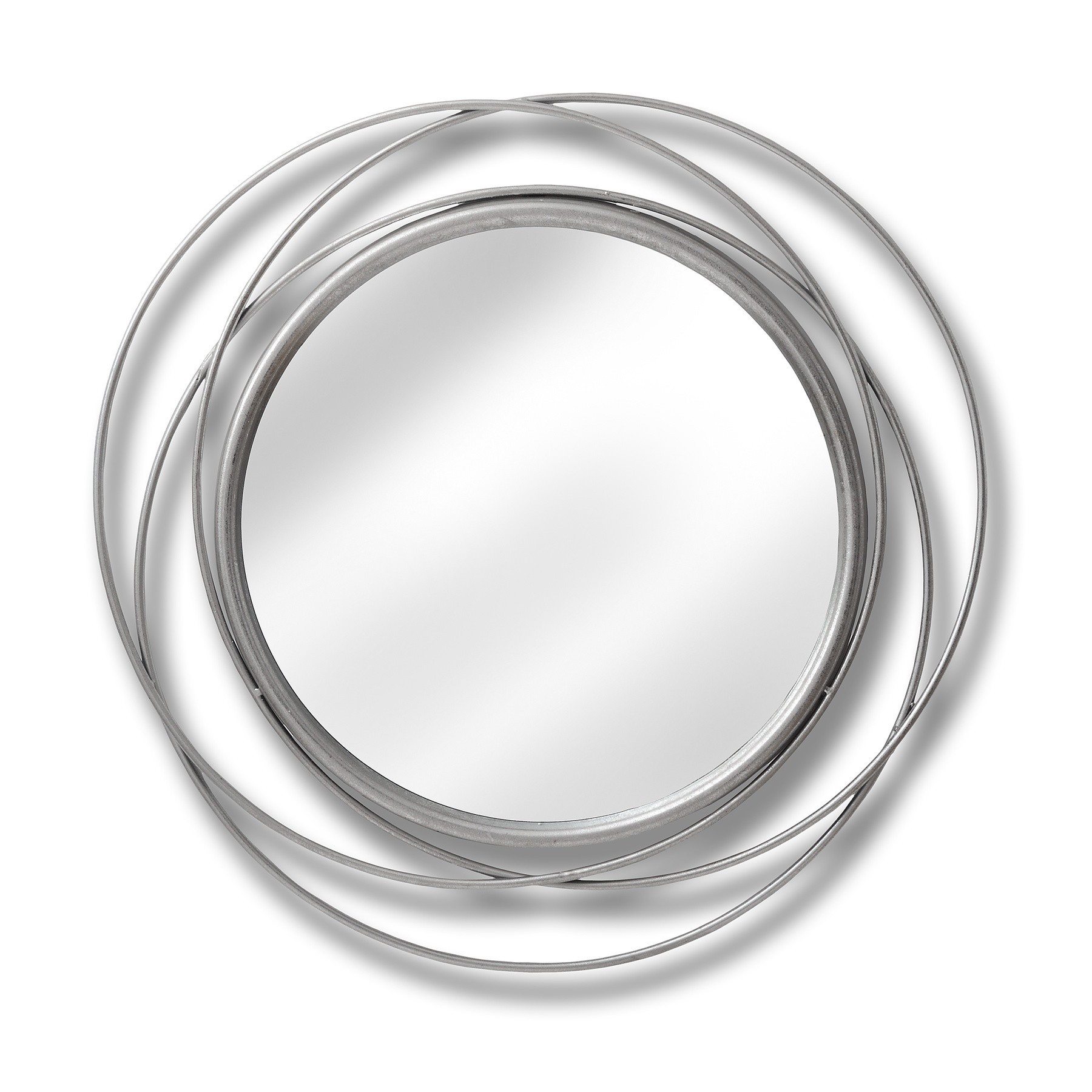 Estila Designové kovové zrcadlo Smergl 80cm