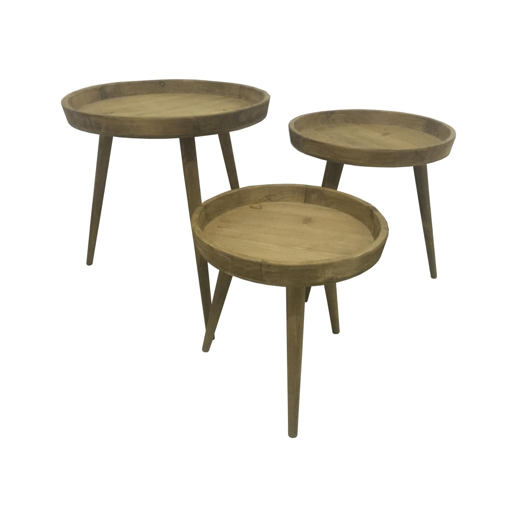 Estila Stylový set příručních stolků STAGE II