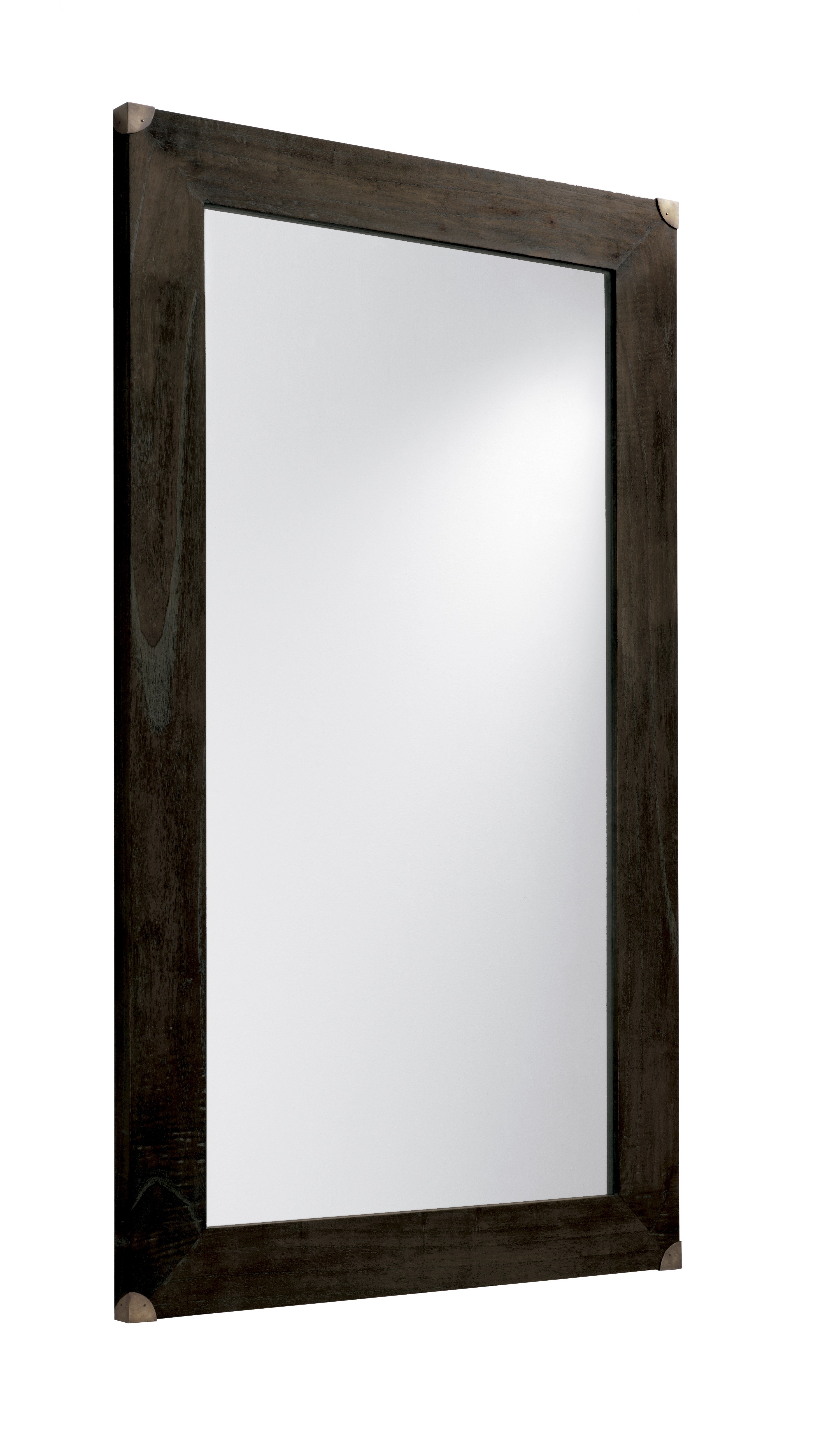 Estila Industriální luxusní zrcadlo z masivu M-Industrial 120cm