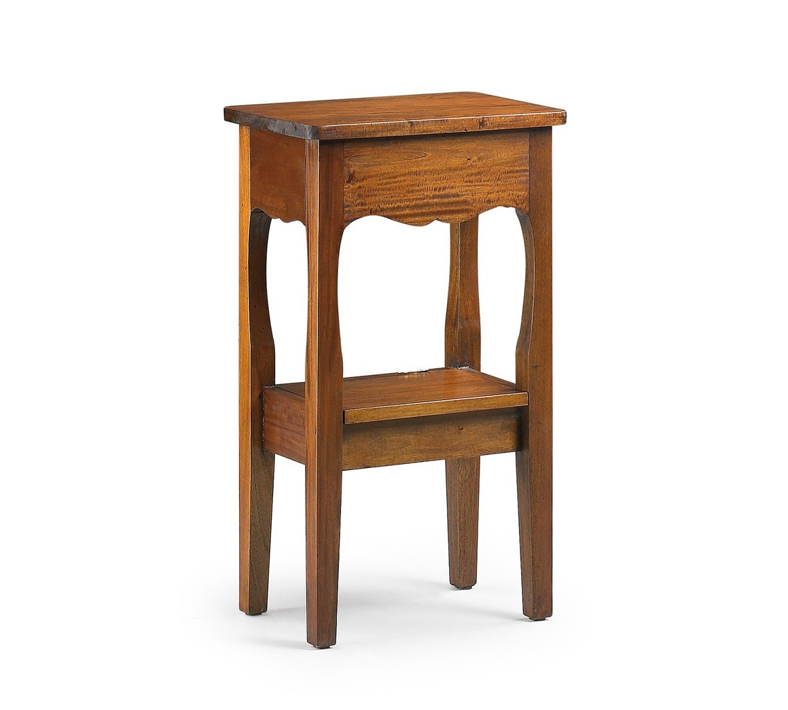 Estila Koloniální telefonní stolek M-Vintage z masivního mahagonového dřeva hnědé barvy 74cm