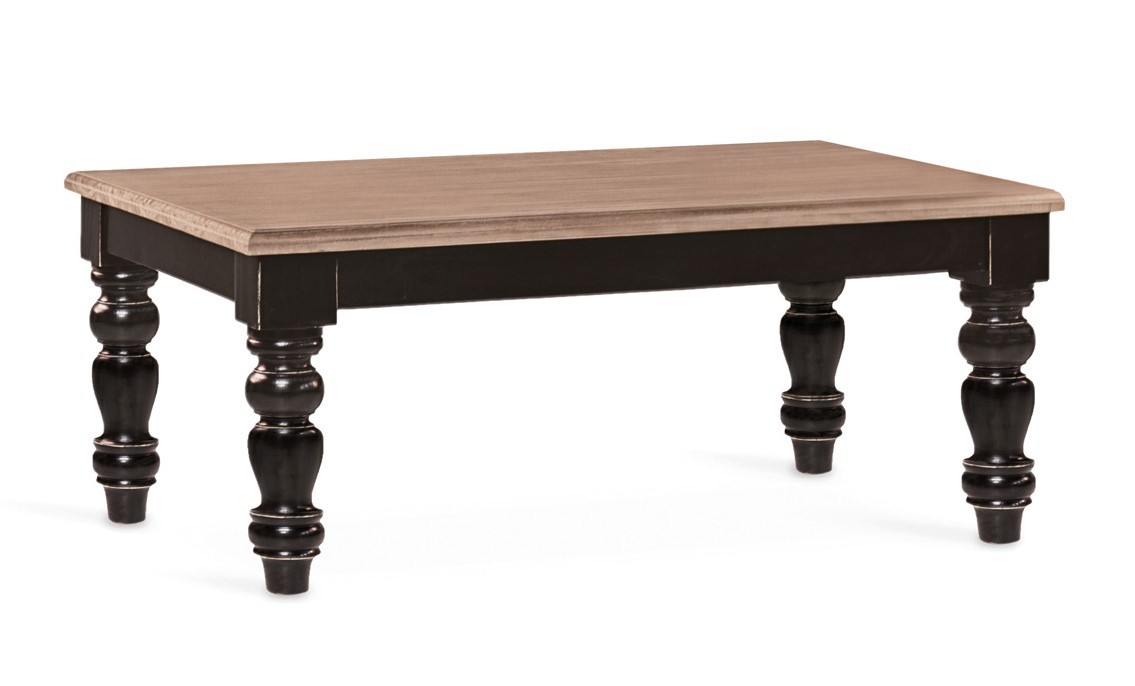 Estila Venkovský luxusní konferenční stolek Siena z masivu 115cm