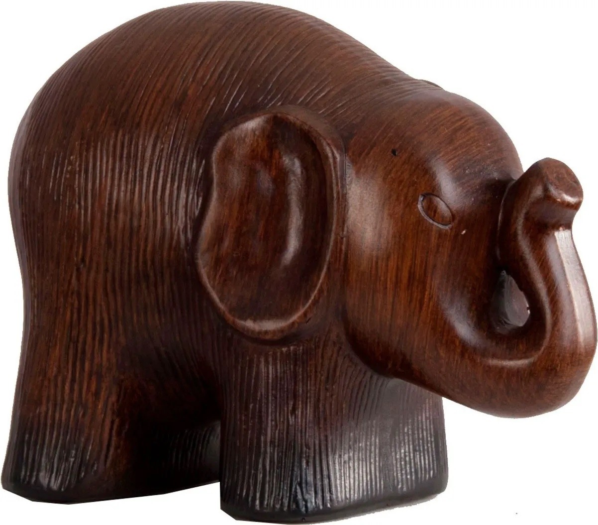 Estila Slon malý mahagón 12cm