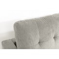 Modern&iacute; sedačka Sallen s man&scaron;estrov&yacute;m potahem v b&eacute;žově &scaron;ed&eacute;m odst&iacute;nu greige do prav&eacute;ho nebo lev&eacute;ho rohu 220 cm