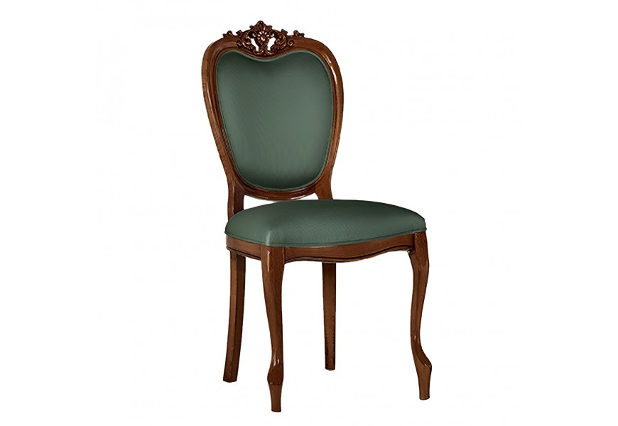 Luxusn&iacute; barokn&iacute; kancel&aacute;řsk&aacute; židle Pasiones s čalouněn&yacute;m as ozdobn&yacute;mi vyřez&aacute;van&yacute;mi prvky 102cm