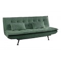 Modern&iacute; tř&iacute;m&iacute;stn&aacute; sedačka Manchester v zelen&eacute; barvě s man&scaron;estrov&yacute;m potahem se dvěma pol&scaron;t&aacute;ři 190 cm