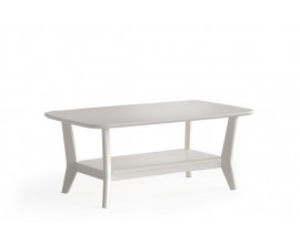 Luxusn&iacute; modern&iacute; obd&eacute;ln&iacute;kov&yacute; konferenčn&iacute; stolek Tallin s polic&iacute; 110 cm