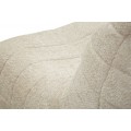 Designov&yacute; sedac&iacute; vak Kenira v bielo kr&eacute;movej farbe s horizont&aacute;lnym pre&scaron;&iacute;van&iacute;m s ply&scaron;ov&yacute;m poťahom 103 cm