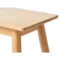 Modern&iacute; skandin&aacute;vsk&aacute; lavice Aarhus se &scaron;ikm&yacute;mi nožičkami ve světl&eacute;m hněd&eacute;m dubov&eacute;m proveden&iacute; 150 cm