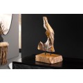 Designov&aacute; dřevěn&aacute; dekorace Flame 30-40cm