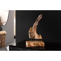 Designov&aacute; dřevěn&aacute; dekorace Flame 30-40cm