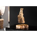 Designov&aacute; dřevěn&aacute; dekorace Flame 30-40cm