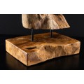 Designov&aacute; dřevěn&aacute; dekorace Flame 30-40cm