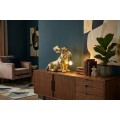 Designov&aacute; atypick&aacute; glamour stoln&iacute; lampa Pop Atelier ve tvaru jezevč&iacute;ku ve zlat&eacute; barvě 66 cm
