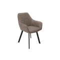 Modern&iacute; designov&aacute; židle Ventura světlehněd&aacute; 59cm