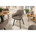 Modern&iacute; designov&aacute; židle Ventura světlehněd&aacute; 59cm
