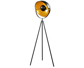 Designov&aacute; origin&aacute;ln&iacute; stojac&iacute; lampa Studio 140cm zlat&aacute;