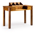 Elegantní psací stůl Star z tmavého dřeva s vyklápěcím prostorem 110cm