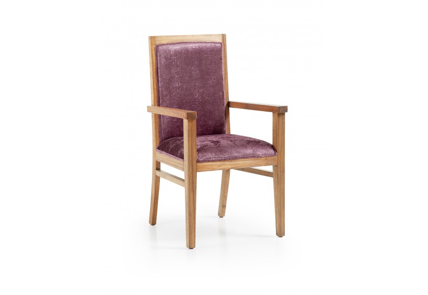 Luxusní elegantní židle s područkami čalouněná Merapi