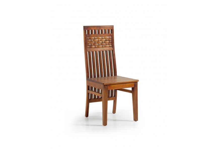 Designová dřevěná jídelní židle Star z masivu 105cm