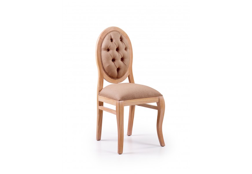 Luxusní elegantní židle čalouněná Bromo z masivu