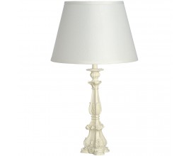 Bíla provence vyřezávaná stolní lampa CHAUMONT 54cm