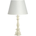 Bíla provence vyřezávaná stolní lampa CHAUMONT 70cm